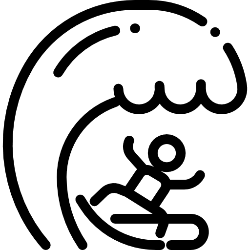 Surf beach sports and competition surf icon Surf beach sports and competition surf icon