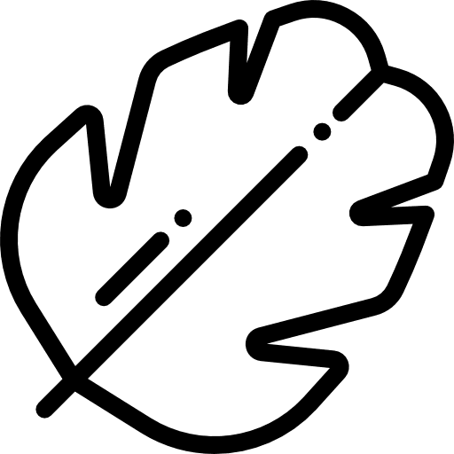 Leaf palm leaf plant botanical icon Leaf palm leaf plant botanical icon