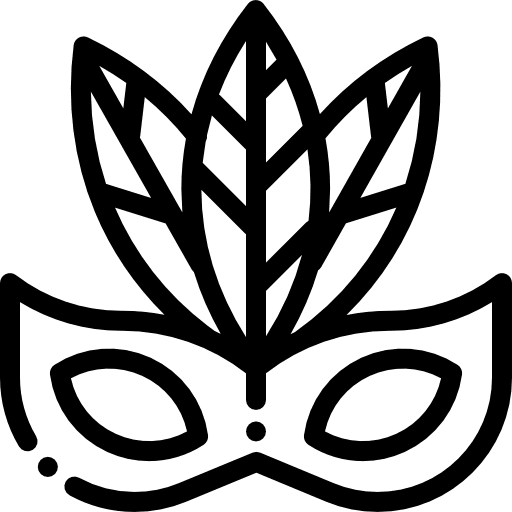 Mask celebration party costume icon Mask celebration party costume icon