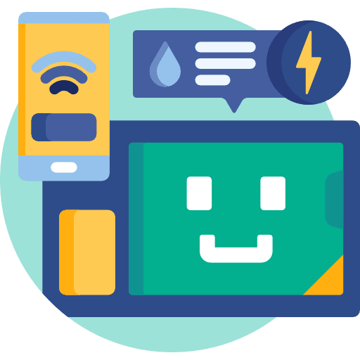 Smart home home electronics technology icon