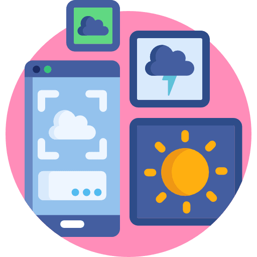 Weather app weather electronics icon