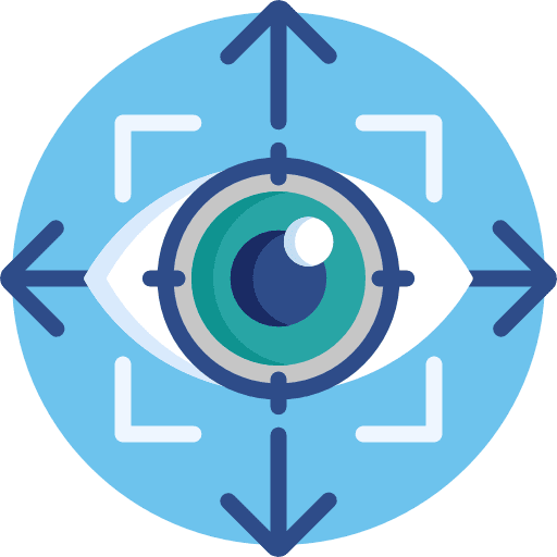 Eye scan miscellaneous eye scan technology icon