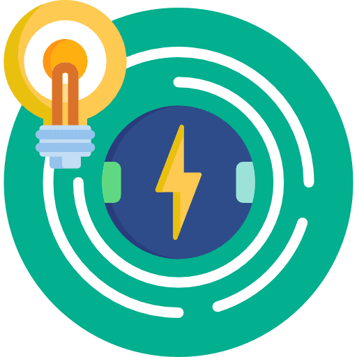 Wireless thunder electronics power icon