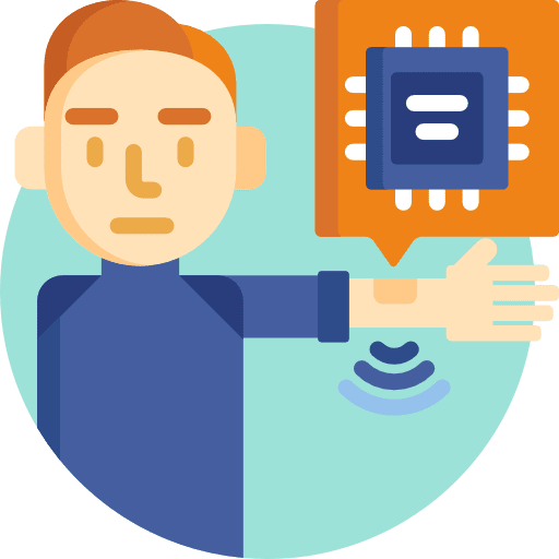 Chip profile technology avatar icon