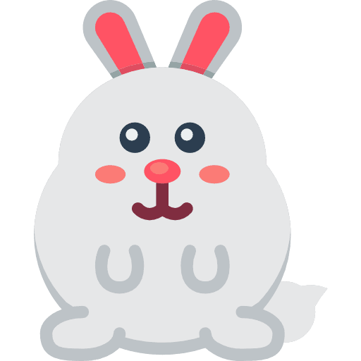 Bunny mammal animals wildlife icon