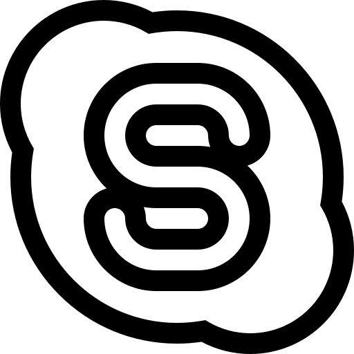 Skype logotype social media skype icon Skype logotype social media skype icon