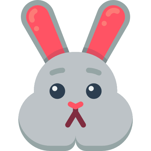Bunny wildlife animals rabbit icon