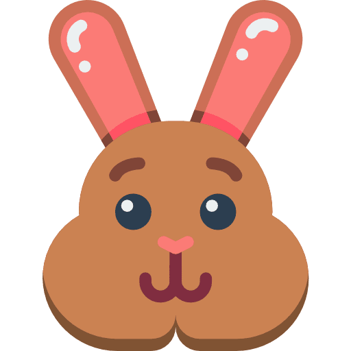 Bunny avatar mammal easter bunny icon