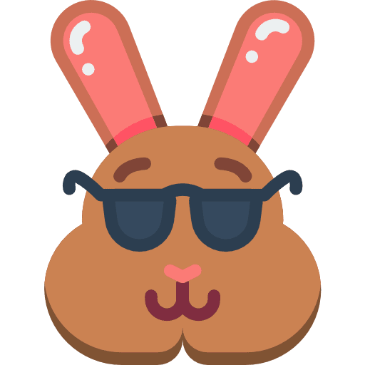Bunny easter animals bunny icon