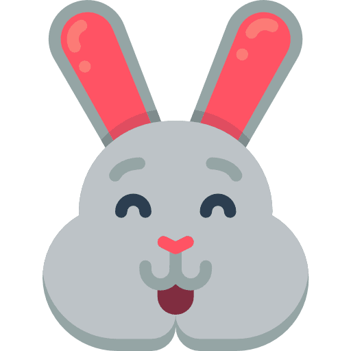 Bunny easter bunny avatar pet icon