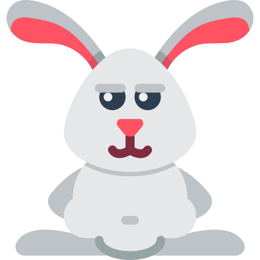Bunny avatar rabbit user icon