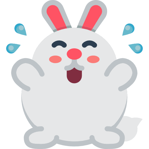 Bunny easter rabbit avatar icon