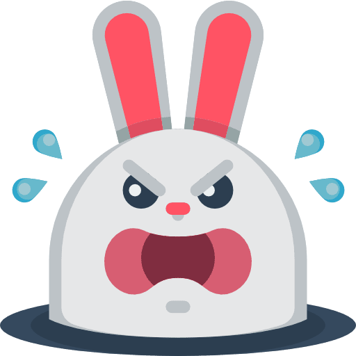 Bunny wildlife mammal pet icon