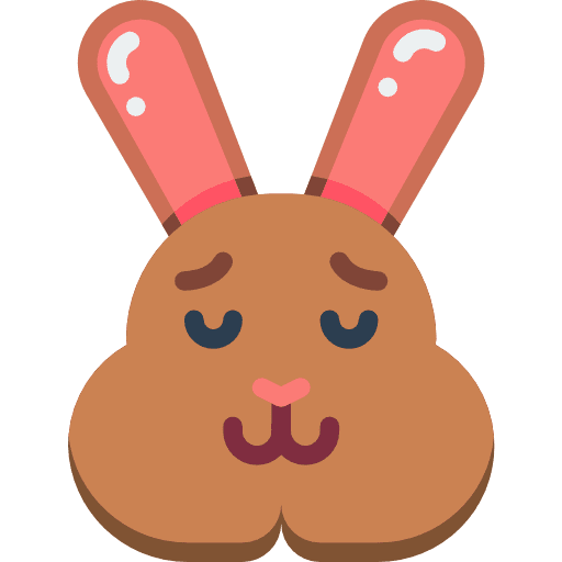 Bunny pet rabbit mammal icon