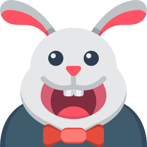 Bunny pet wildlife rabbit icon