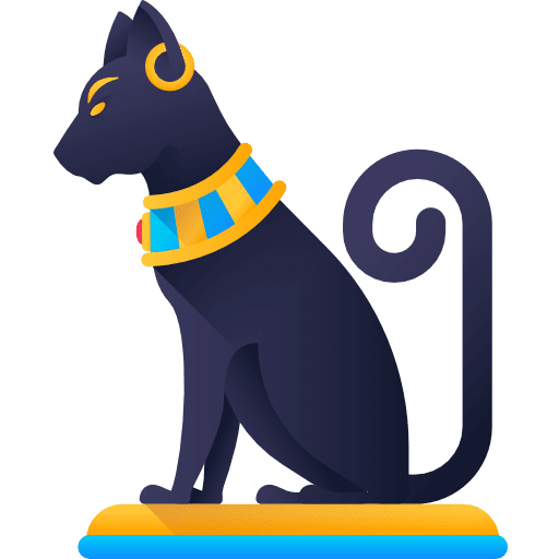 Cat shapes cat animals icon