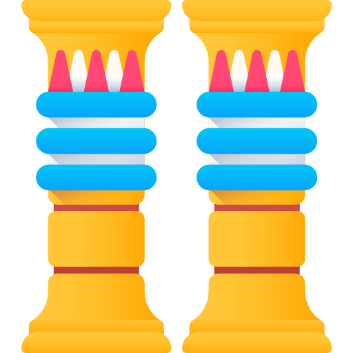 Column column capital temple icon