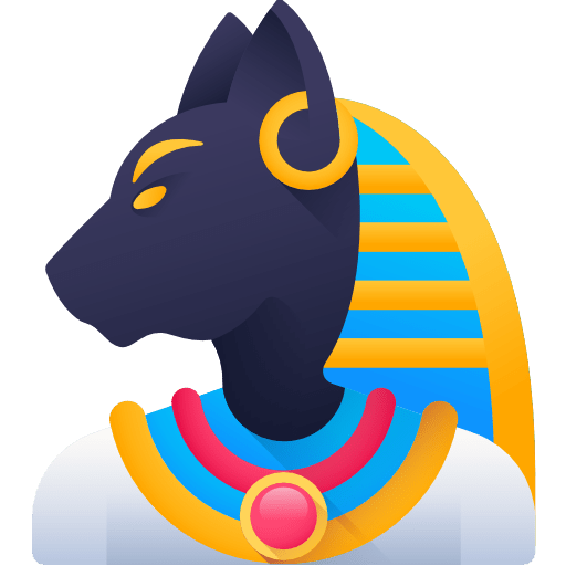 Bastet cultures egyptian smile icon