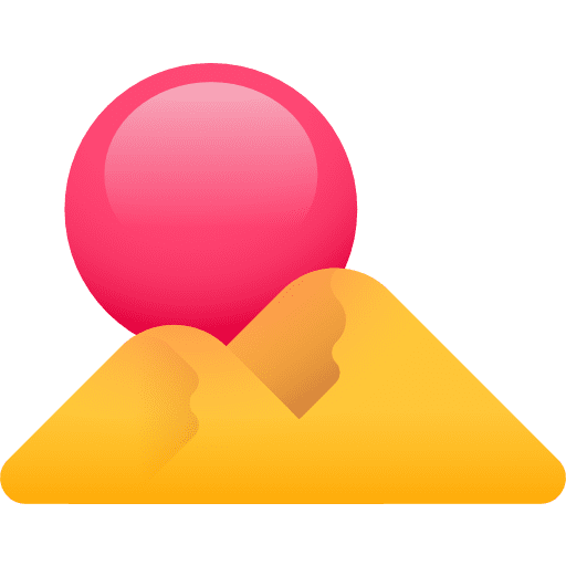 Desert nature sun desert icon