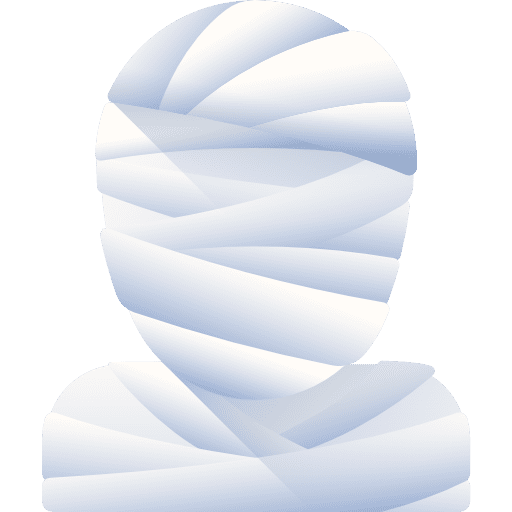 Mummy avatar spooky terror icon