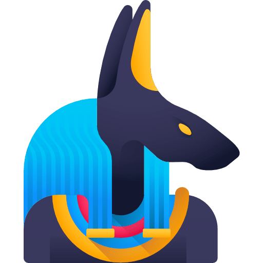 Anubis pagan mythology cultures icon