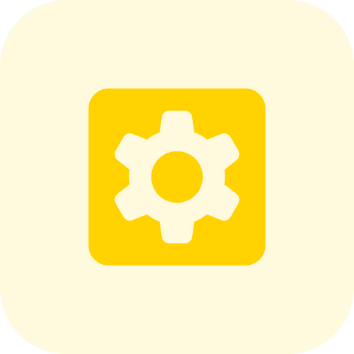 Cogwheel settings interface cogwheel icon
