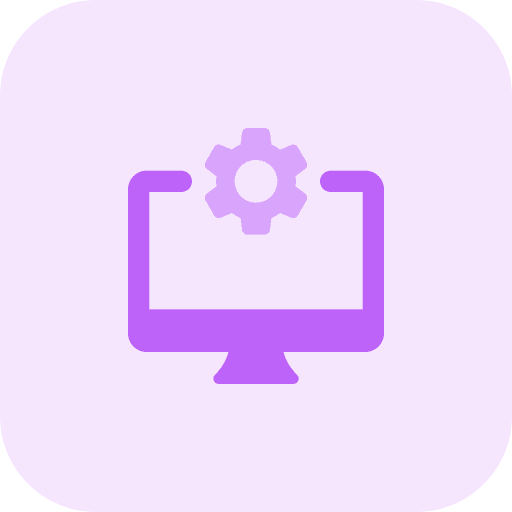 Desktop edit tools interface gear icon