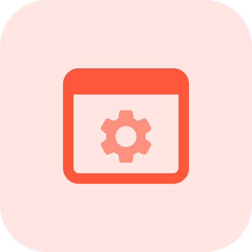Browser ui cogwheel custom icon