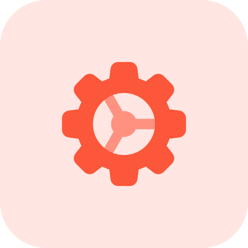 Cogwheel interface settings gear icon