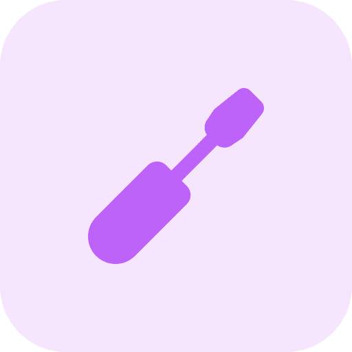 Screwdriver settings home repair edit tools icon