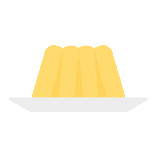 Flan food dessert sugar icon