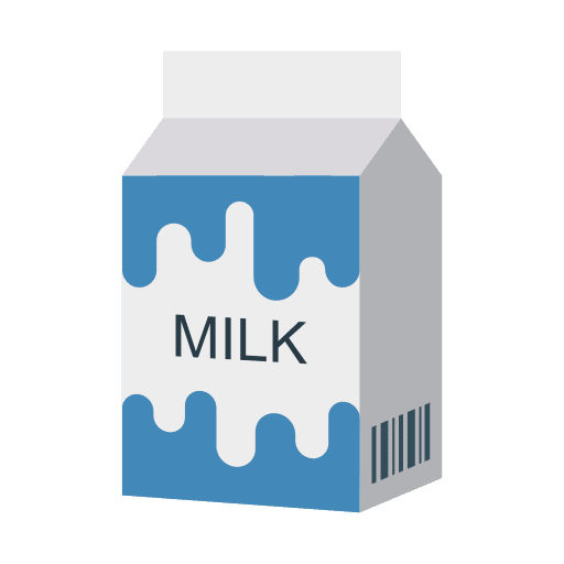 Milk food and restaurant food drink icon