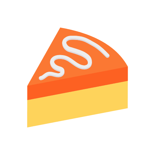 Piece of cake sweet cake bakery icon