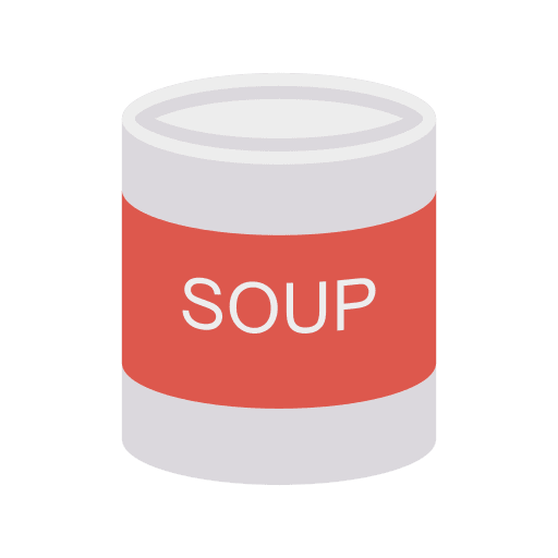 Soup nutrition food and restaurant gastronomy icon