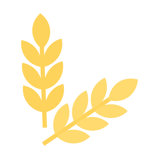 Wheat wheat ingredients food and restaurant icon