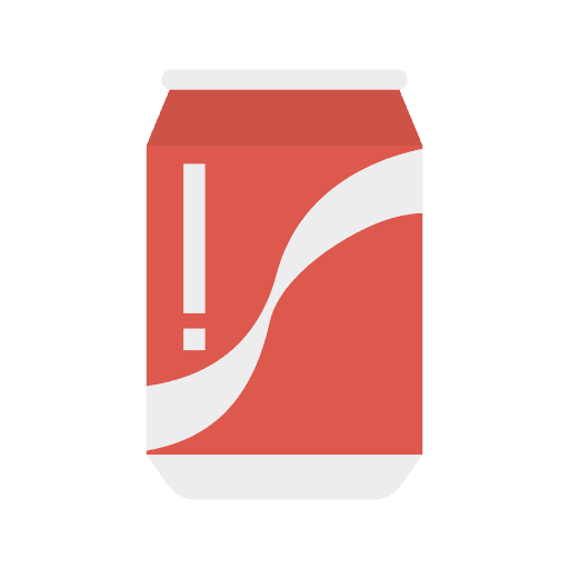 Can cola soda food icon