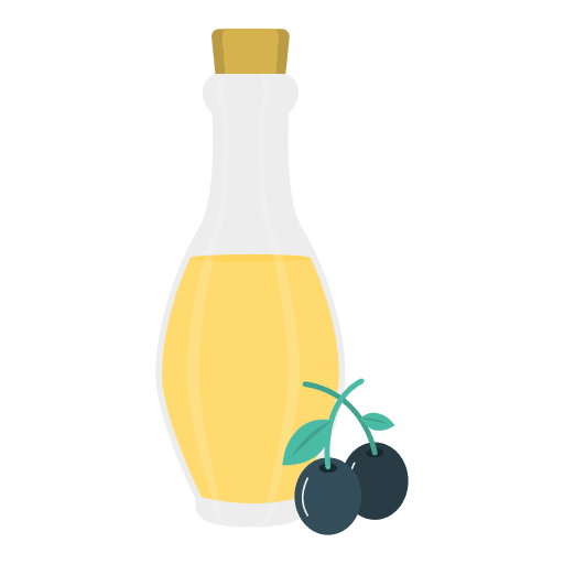 Olive oil vase olive oil vegan icon