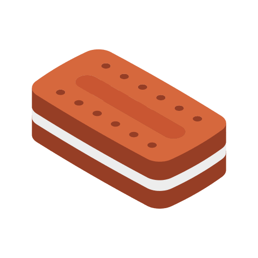Biscuit cookie bakery food icon