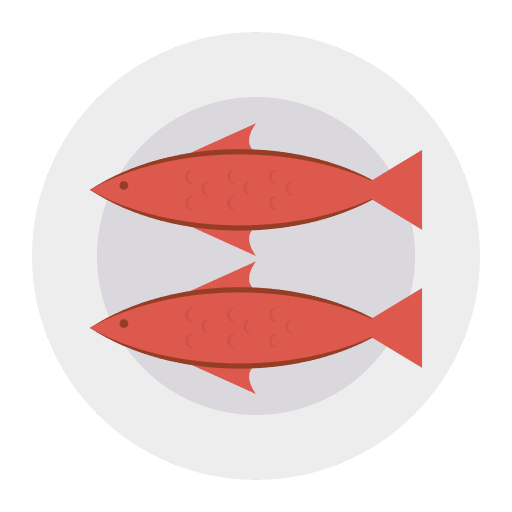 Fish nutrition fish gastronomy icon