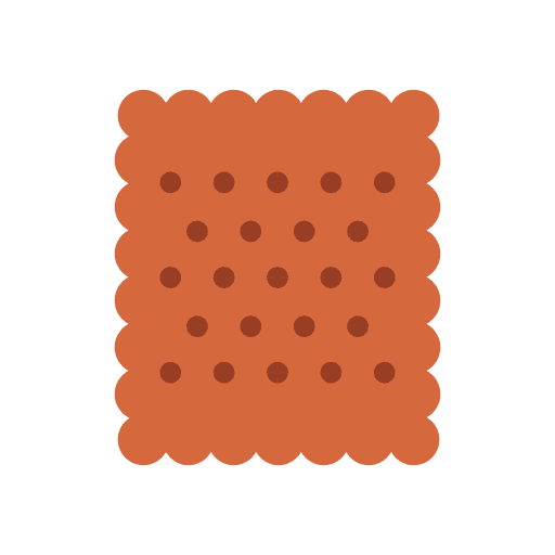 Biscuit food food and restaurant salty cracker icon