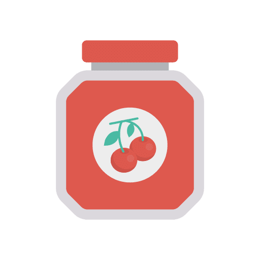 Jam conserve jar breakfast icon