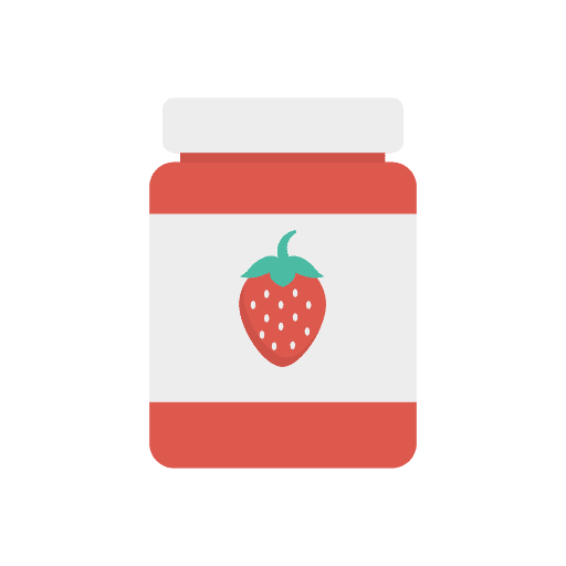 Jam gastronomy conserve breakfast icon