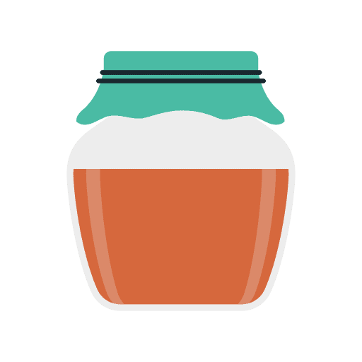 Jam jar conserve breakfast icon