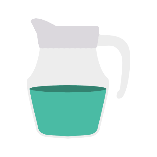 Jug container kitchenware jar icon