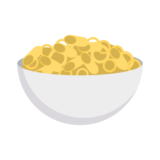 Macaroni gastronomy pasta nutrition icon