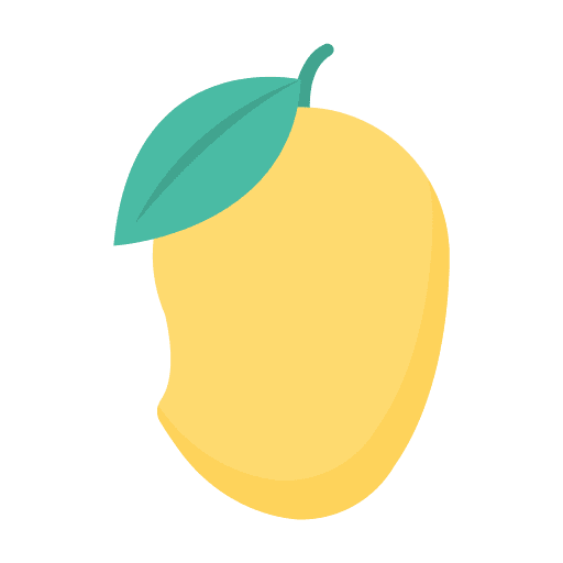 Mango fruit diet vegan icon
