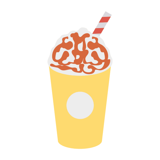 Milkshake food and restaurant food straw icon