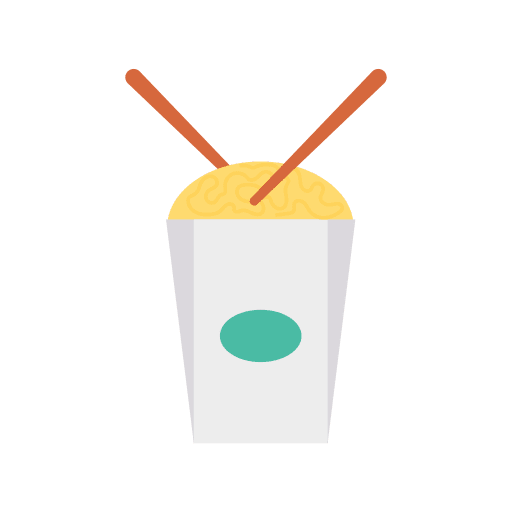 Noodles food takeaway noodles icon
