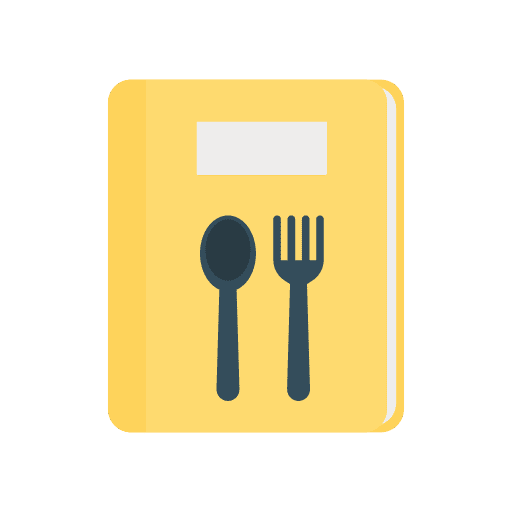 Recipe recipe food and restaurant cooking icon