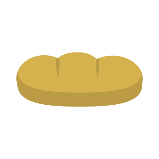 Bread bread baguette handmade icon